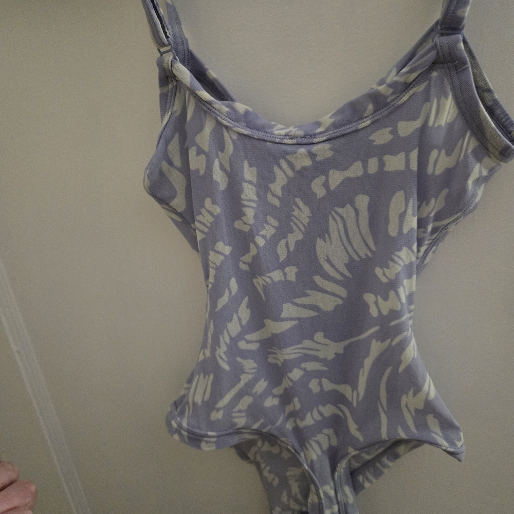 SKIMS Lilac Swirl Bodysuit